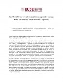 Caso Modulo Técnicas para la toma de decisiones, negociación y liderazgo