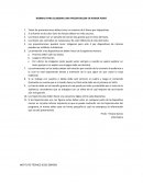 NORMAS PARA ELABORAR UNA PRESENTACION EN POWER POINT