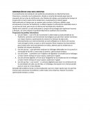 GENERACIÓN DE UNA IDEA CREATIVA