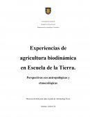 Perspectivas eco antropológicas y etnoecológicas