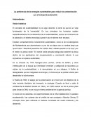 La pertinencia de las energías sustentables para reducir la contaminación por el transporte automotriz