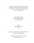 Proyecto de investigacion sobre transporte masivo