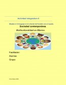 Sociedad contemporánea. Multiculturalidad en México