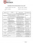 Informe técnico - pedagógico