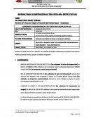 Imputación de cargos