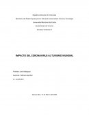IMPACTO DEL CORONAVIRUS AL TURISMO MUNDIAL