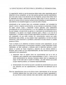 LA CAPACITACION EL METODO PARA EL DESARROLLO ORGANZACIONAL