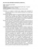 Relato de una Experiencia biográfica narrativa