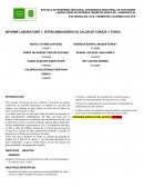 INFORME LABORATORIO 1: INTERCAMBIADORES DE CALOR DE CORAZA Y TUBOS