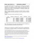 CASO: LARA TOOLS S. A. RETENCIÓN de RIESGO