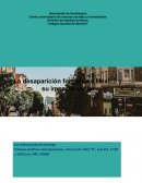 La desaparicion forzada en México