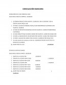 CONCILIACIÓN BANCARIA. OPERACIONES EN EL MES FEBRERO de 2020