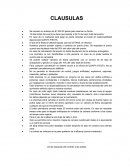 CLAUSULAS