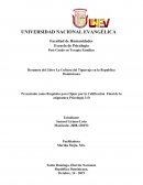 Resumen del libro Cultura del tigueraje en la republica dominicana