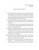 Realidad de México Contemporáneo