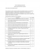 TEST DE PERSONALIDAD CREATIVA