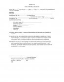 Acta de entrega de equipo