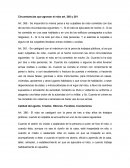 Circunstancias que agravan el robo art. 385 y 381