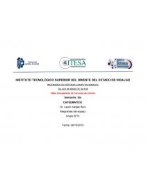 Tecnicas de Control Bases de datos. Página 1