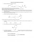 QUIMICA. EJERCICIOS TIPO EXAMEN PRIMERA EVALUACIÓN 20/2