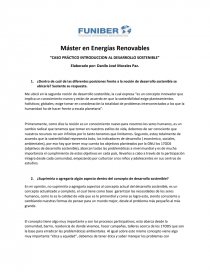 “CASO PRÁCTICO INTRODUCCION AL DESARROLLO SOSTENIBLE”. Página 1