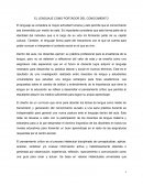 EL LENGUAJE COMO PORTADOR DEL CONOCIMIENTO