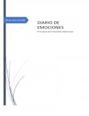 Diario de emociones. Principios de felicidad y bienestar