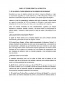 CASO LA TEORIA FRENTE A LA PRACTICA