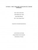 ENSAYO RSE Y SU RELACIÓN CON LA GESTIÓN EMPRESARIAL