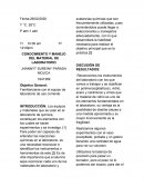 Conocimiento de materiales de laboratorio