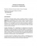 Propuesta de investigacion mescyt