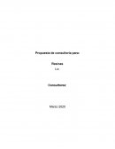 Propuesta de consultoría