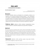 Investigación Aplicación Psicología