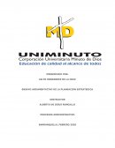 ENSAYO ARGUMENTATIVO DE LA PLANEACION ESTRATEGICA