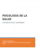 ENFOQUE ANALITICO DE LAS NOCIONES DE SALUD Y DE ENFERMEDAD