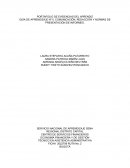 GUÍA DE APRENDIZAJE Nº 0. COMUNICACIÓN, REDACCIÓN Y NORMAS DE PRESENTACIÓN DE INFORMES