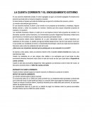 LA CUENTA CORRIENTE Y EL ENDEUDAMIENTO EXTERNO