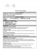 PLAN DE ACCION TUTORIAL