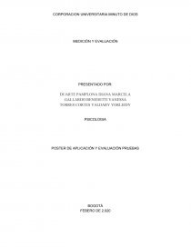INFORME PSICOLOGICO DE PRUEBAS REALIZADAS. Página 1