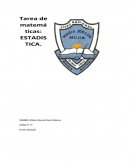 Tarea de matematicas: Estadísticas