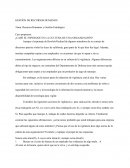 Recursos Humanos y gestión estratégica. Caso propuesto: ¿Cabe el espionaje en la cultura de una organización?