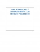 Plan de Monitoreo y Acompañamiento 2020 CEBA “Jose´María Arguedas”