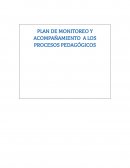 Plan de Monitoreo y Acompañamiento 2020 CEBA “Jose´María Arguedas”