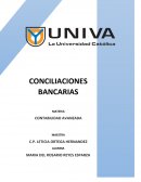 Conciliaciones bancarias