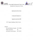 Evaluacion sumativa de artes
