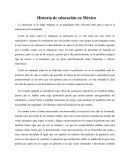 Historia de educación en México