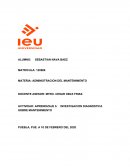 INVESTIGACION DIAGNOSTICA SOBRE UNA EMPRESA