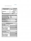 Tablas para el plan de negocio