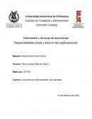 Responsabilidad social y etica en las organizaciones