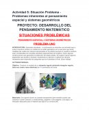 PROYECTO: DESARROLLO DEL PENSAMIENTO MATEMÁTICO
